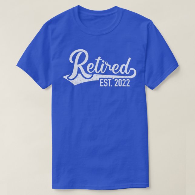 T-shirt Retraité 2022 (Design devant)
