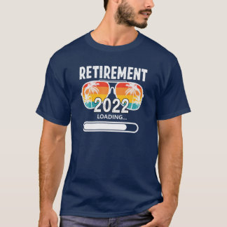 T-shirt Retraite 2022 Chargement des lunettes de soleil ré