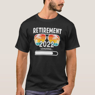 T-shirt Retraite 2022 Chargement des lunettes de soleil ré