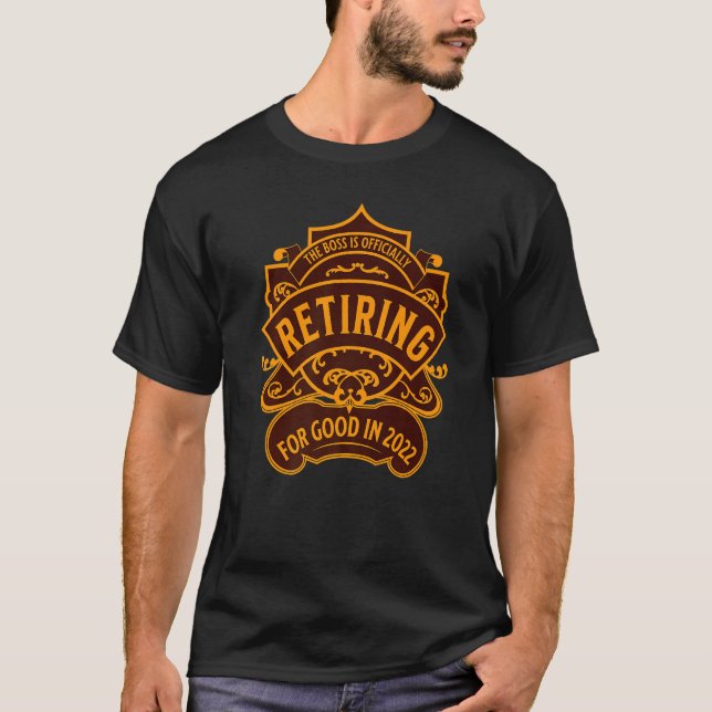 T-shirt Retraite 2022 Faire-part Devis Travail des employé (Devant)