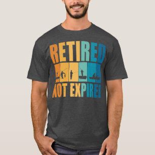 T-shirt Retraité 2022 Vintage Humour de pêche, Fisherman R