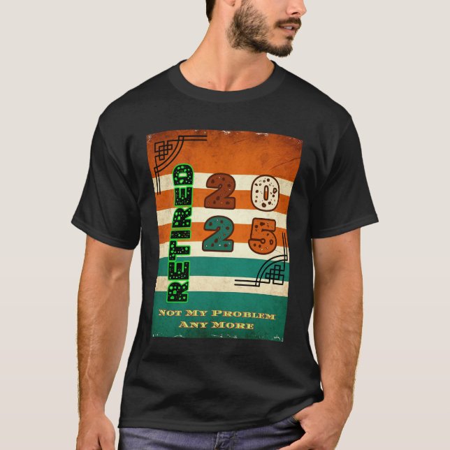 T-shirt Retraité 2025 (Devant)