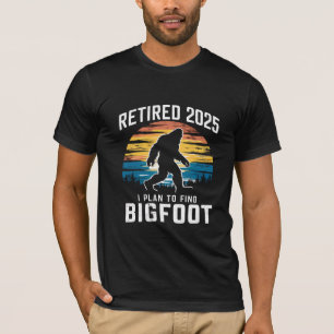 T-shirt Retraité 2025 Je prévois de trouver la retraite de