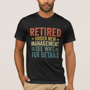 T-shirt Retraité 2025 Sous Nouvelle Direction, Retraite 20