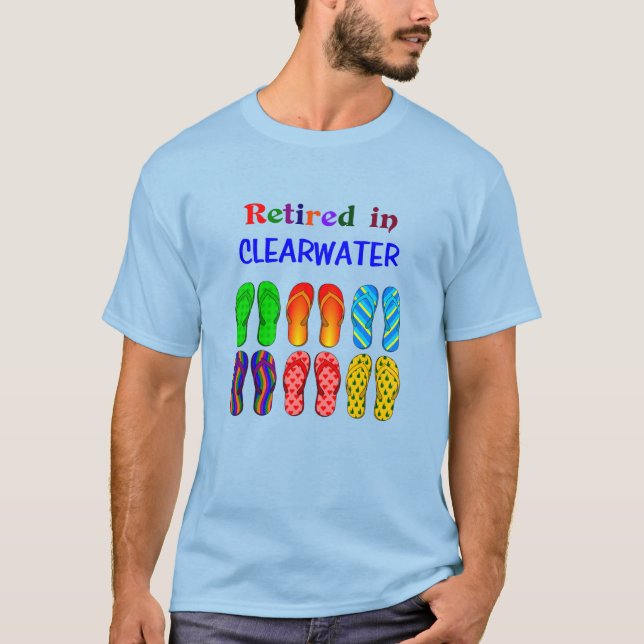 T-shirt Retraité à Clearwater, design populaire, (Devant)