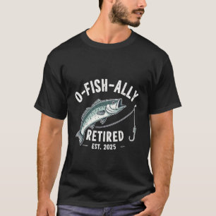 T-shirt Retraité à la retraite à l'est 2025 Fisher Papa Re