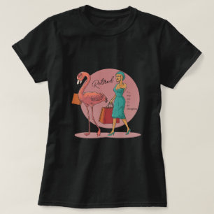 T-shirt Retraité C'est mon travail d'aller faire des achat