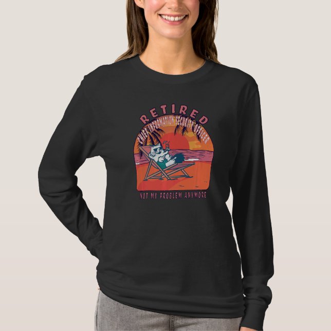 T-shirt Retraité Chef de la sécurité de l'information (Devant)