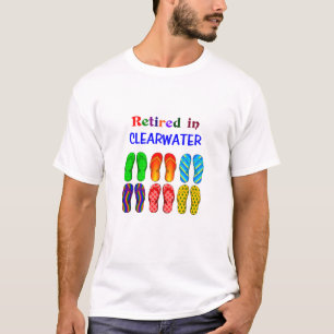 T-shirt Retraité dans Clearwater, design coloré