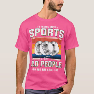 T-shirt Retraite de cricket Vieux joueur de cricket Retrai