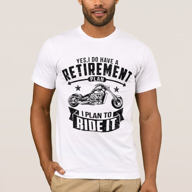 T-shirt Retraite de cycliste (Devant)