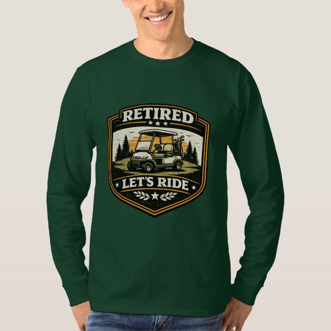 T-shirt Retraite de golf  (Devant)