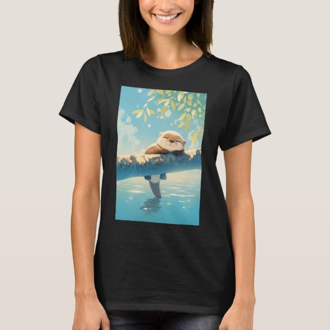 T-shirt Retraite de la rivière Otter (Devant)