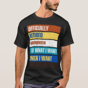 T-shirt Retraite de l'assureur à la retraite