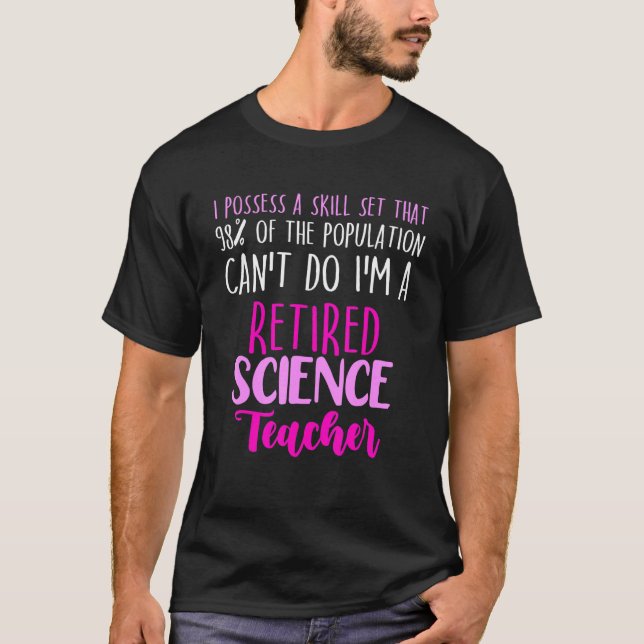 T-shirt Retraite de l'école d'enseignement des sciences à  (Devant)