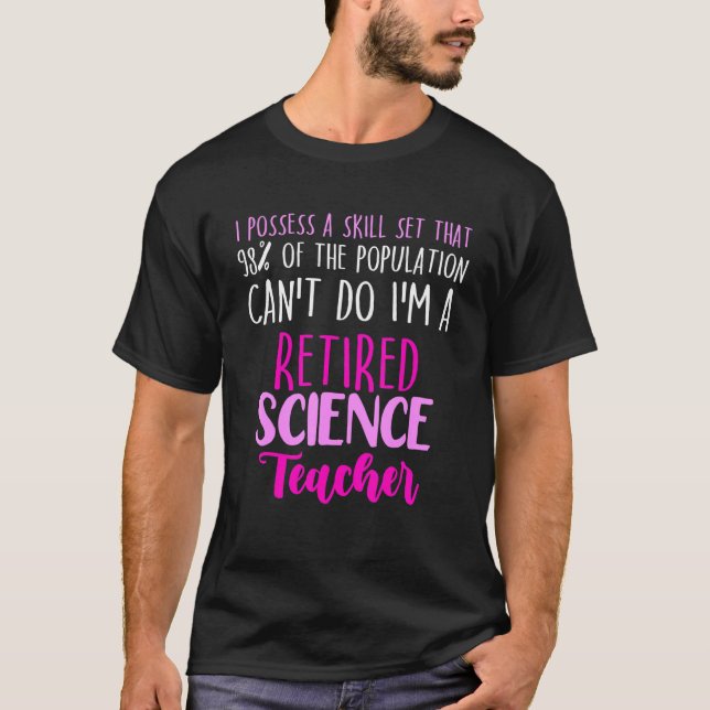 T-shirt Retraite de l'école d'enseignement des sciences à  (Devant)