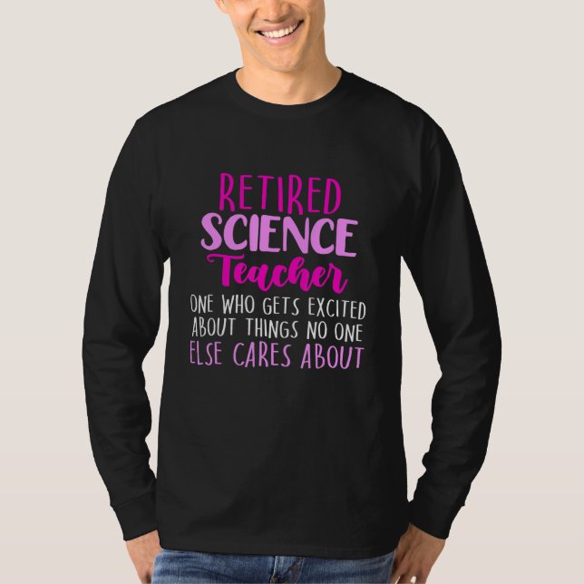 T-shirt Retraite de l'école d'enseignement des sciences à  (Devant)