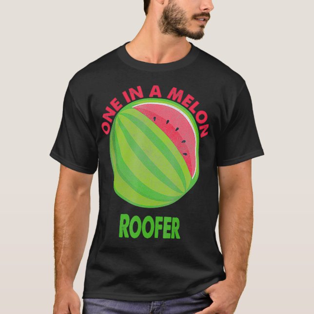 T-shirt Retraite de pastèque dans un toit Melon  (Devant)