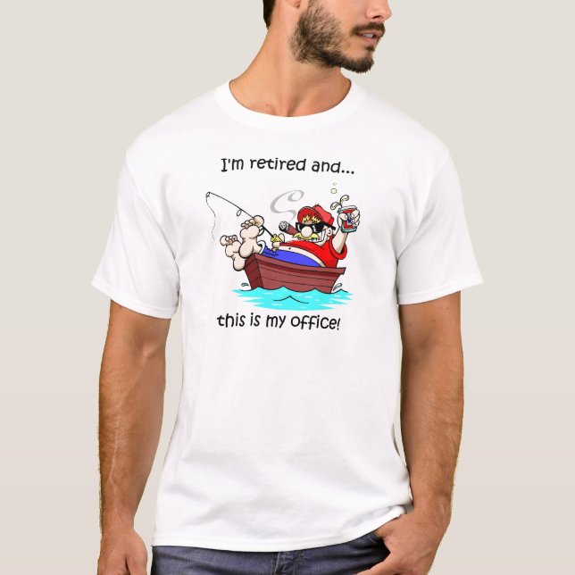 T-shirt Retraite de pêche (Devant)