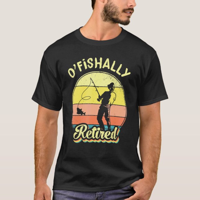 T-shirt Retraite de pêche à la retraite (Devant)