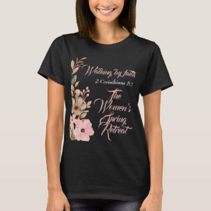 T-shirt Retraite de printemps pour femmes Fleur sauvage ro