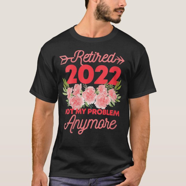 T-shirt Retraite Des Femmes 2022 Retraite Rose Cute (Devant)