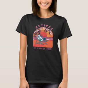 T-shirt Retraité Directeur indépendant Retraite Vintage