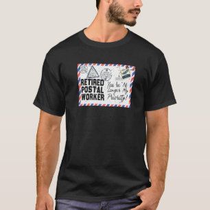 T-shirt Retraite du bureau de poste de retraite des travai