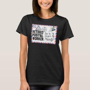 T-shirt Retraite du bureau de poste de retraite des travai