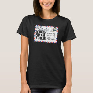 T-shirt Retraite du bureau de poste de retraite des travai