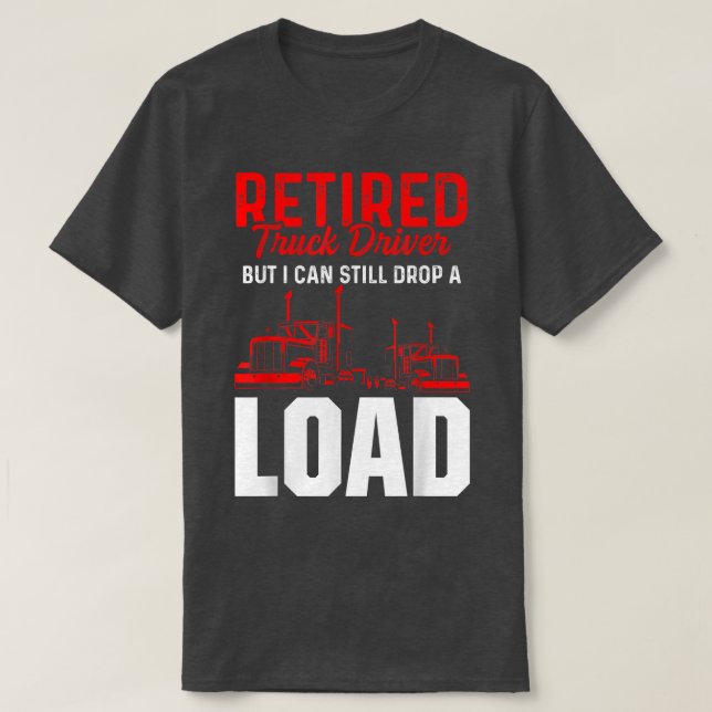 T-shirt Retraite du camionneur 2462 (Design devant)