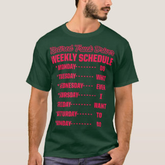 T-shirt Retraite du camionneur - Conducteur - Retraité 247