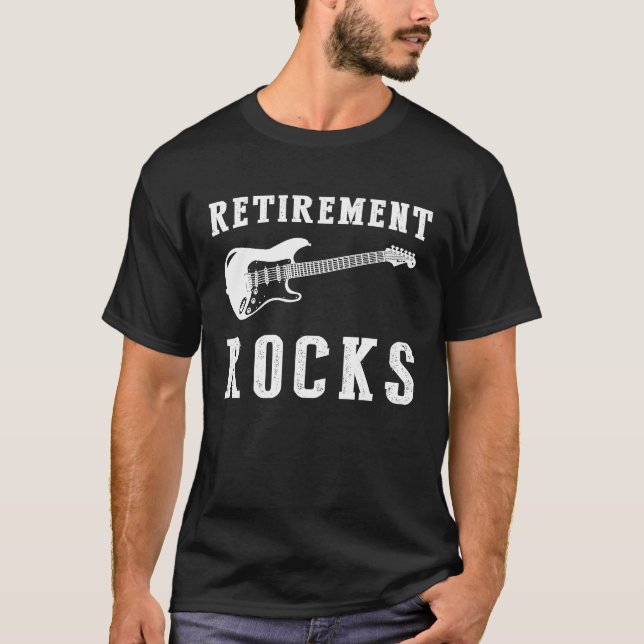 T-shirt Retraite du Guitariste Secoue 2020 (Devant)