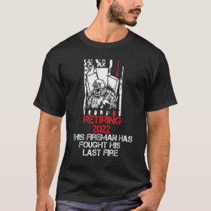 T-shirt Retraite d'un pompier homme 2022 Retraite de sapeu