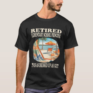 T-shirt Retraite Eletary School Principal Relaxation