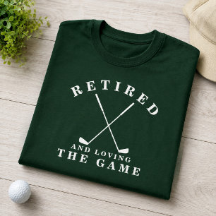 T-shirt Retraité et aimant le jeu Golf Retraite