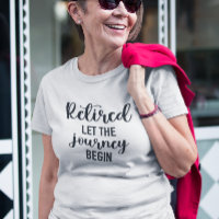 Retraité Laisser le voyage commencer