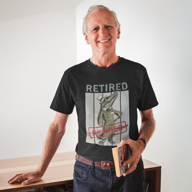 T-shirt Retraité non expirée Drôle cadeau de retraite pour (Retired Not Expired Funny Retirement Gift for Dad T-Shirt)
