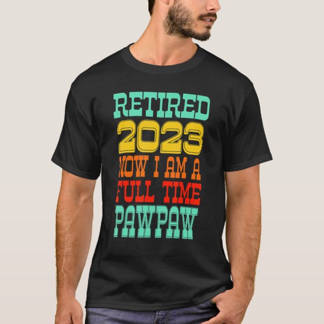 T-shirt Retraité Pawpaw 2023 (Devant)