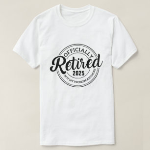 T-shirt Retraite personnalisée ajoutez votre texte ici/cré