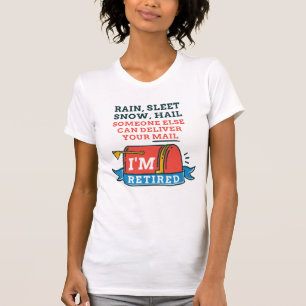 T-shirt Retraité Postal Worker Custom Mailman Retraite