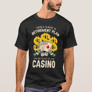 T-shirt Retraite Pour Jeu Poker Retraité Maman Papa
