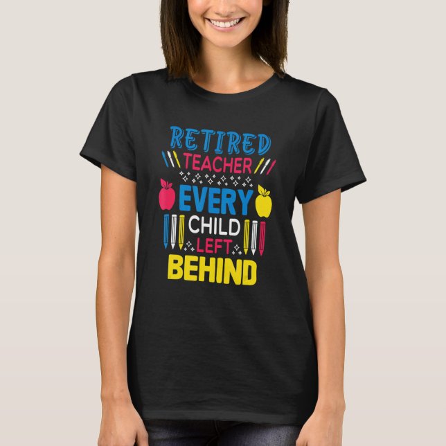T-shirt Retraite Professeur Retraité À La Retraite Chaque  (Devant)