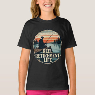 T-shirt Retraite réelle Vie Pêche