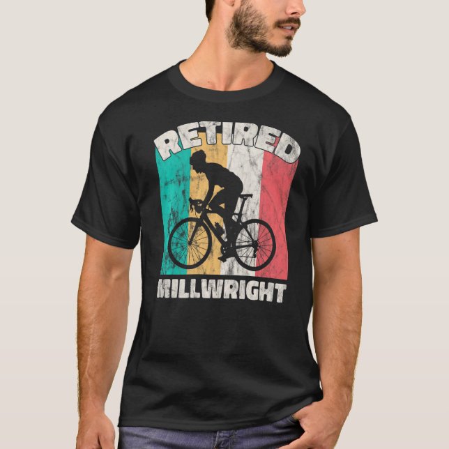 T-shirt Retraite Retraité Milwright (Devant)