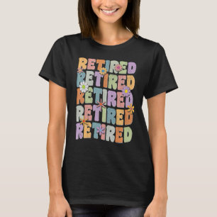 T-shirt Retraité Super & Hippie 60's Pensioner dit Vint
