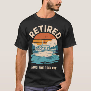 T-shirt Retraité - Vivre la vie de rêve.