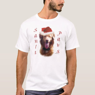 T-shirt Retrieur de canard de la Nouvelle-Écosse Père Noël