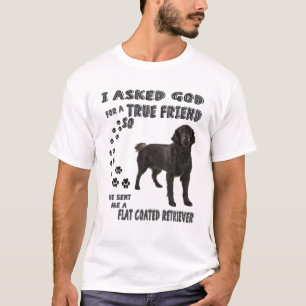 T-shirt Retriever à couche plate Citation Maman, Flattie P