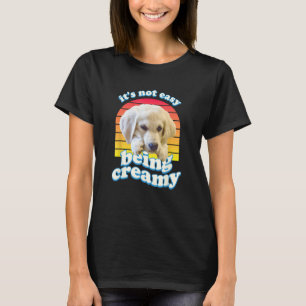 T-shirt Retriever au poil doré crème anglaise ECGR Chien V